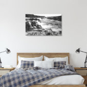 Oregon City, oder Lachs Fischen auf Willamette Leinwanddruck (Insitu (Schlafzimmer))
