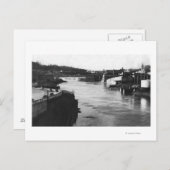 Oregon City, OR Willamette Falls und Paper Mills Postkarte (Vorne/Hinten)