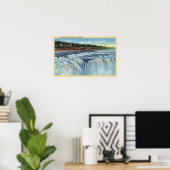 Oregon City, ORWillamette Falls ViewCity, OR Poster (Heimbüro)