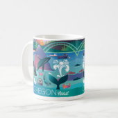 Oregon Coast 11oz oder 15oz Tasse (Vorderseite Links)