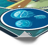 Oregon Coast Aquarium Poster (Ecke)