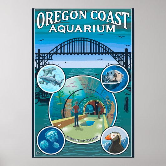 Oregon Coast Aquarium Poster (Vorne)