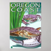 Oregon Coast Crab Poster (Vorne)