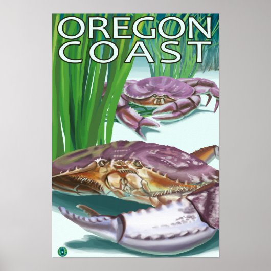 Oregon Coast Crab Poster (Vorne)