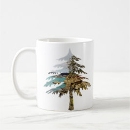 Oregon Coast Cutout Kaffeetasse
