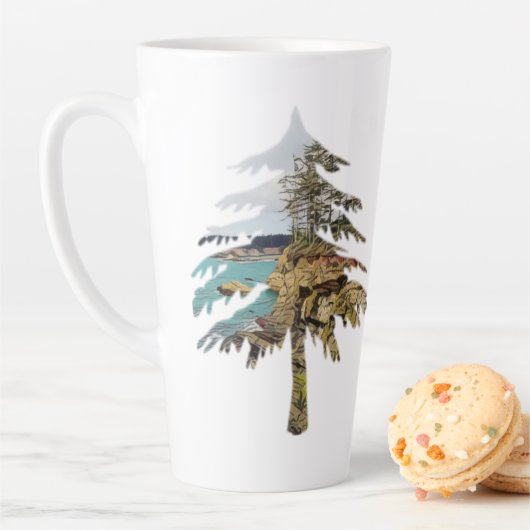 Oregon Coast Cutout Milchtasse (Beispiel)