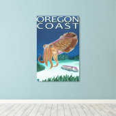 Oregon Coast Cuttlefish Leinwanddruck (Insitu (Holzboden))