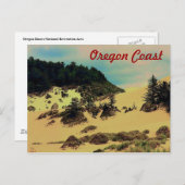 Oregon Coast (Dunes) Postkarte (Vorne/Hinten)