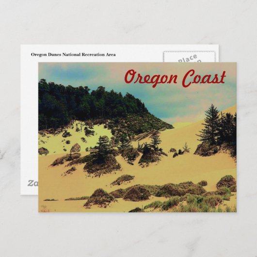 Oregon Coast (Dunes) Postkarte (Vorne/Hinten)