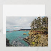 Oregon Coast Flat Danke Karte (Vorne/Hinten)