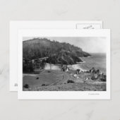 Oregon Coast Highway at Heceta Head Postkarte (Vorne/Hinten)