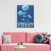 Oregon Coast Jellyfish Leinwanddruck (Insitu (Wohnzimmer))