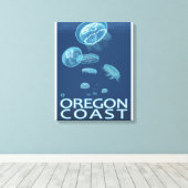 Oregon Coast Jellyfish Leinwanddruck (Insitu (Holzboden))