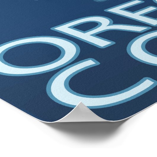 Oregon Coast Jellyfish Poster (Ecke)