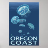 Oregon Coast Jellyfish Poster (Vorne)