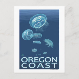 Oregon Coast Jellyfish Postkarte