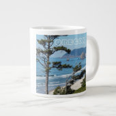 Oregon Coast Landschaftlich Seascape Jumbo-Tasse (Vorderseite Rechts)