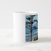Oregon Coast Landschaftlich Seascape Jumbo-Tasse (Vorderseite)