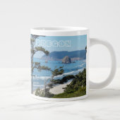Oregon Coast Landschaftlich Seascape Jumbo-Tasse (Rechts)