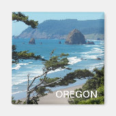 Oregon Coast Landschaftlich Seascape Magnet (Vorne)