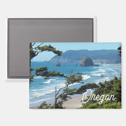 Oregon Coast Landschaftlich Seascape Magnet (Vorderseite/Rückseite)
