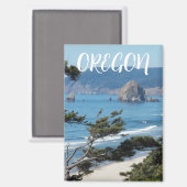 Oregon Coast Landschaftlich Seascape Magnet (Vorderseite/Rückseite)
