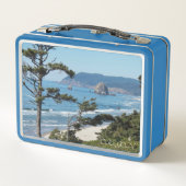 Oregon Coast Landschaftlich Seascape Metall Brotdose (Rückseite)