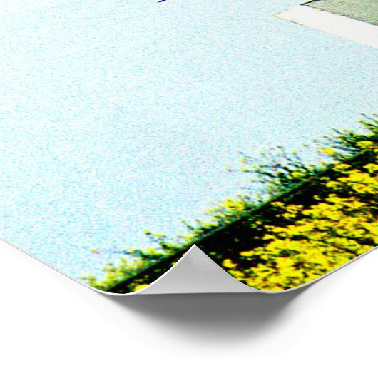 Oregon Coast Lighthouse Poster (Ecke)