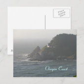 Oregon Coast Lighthouse Postkarte (Vorne/Hinten)