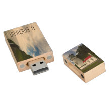 Oregon Coast Lighthouse USB Holzblitz-Laufwerk