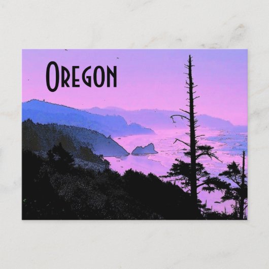 Oregon Coast Postcard Postkarte (Vorderseite)