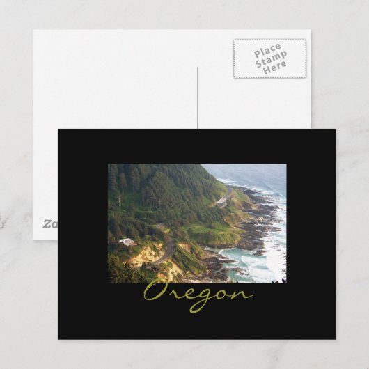 Oregon Coast Postkarte (Vorne/Hinten)