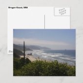 Oregon Coast Postkarte (Vorne/Hinten)