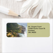 Oregon Coast Return Address Label (Insitu)