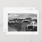 Oregon Coast Schellenbergers Ocean View Hütten Postkarte (Vorne/Hinten)