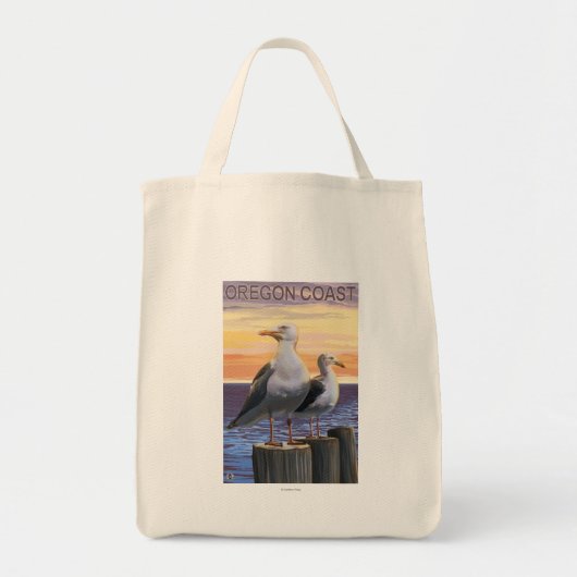 Oregon Coast Sea Gulls Tragetasche (Vorne)