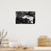 Oregon Coast Sea Lion Caves Räume Sicht Poster (Küche)