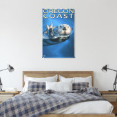 Oregon Coast Sea Otter Leinwanddruck (Insitu (Schlafzimmer))