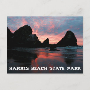 Oregon Coast Sunrise Harris Beach Staat Park Postkarte