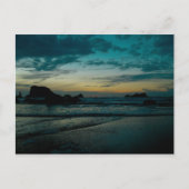 Oregon Coast Sunset 02 Postkarte (Vorderseite)