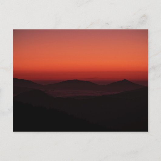 Oregon Coast Sunset 03 Postkarte (Vorderseite)