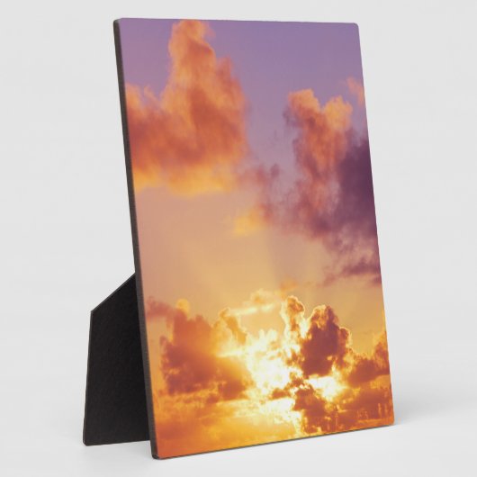 Oregon Coast Sunset am Strand Fotoplatte (Seite)