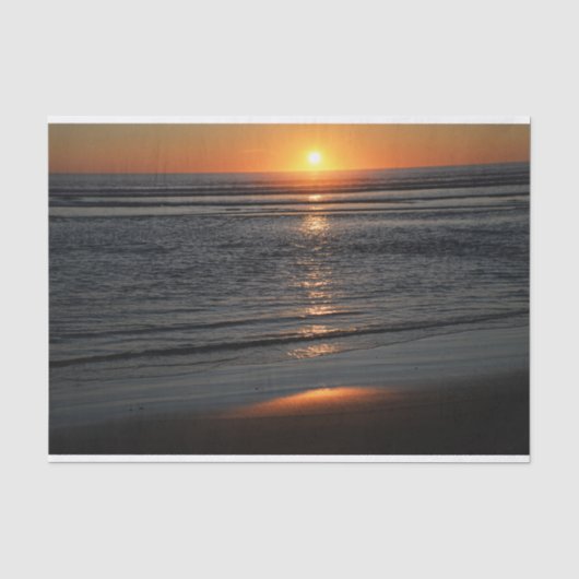 Oregon Coast Sunset Foto Tissue Paper Seidenpapier (Vorderseite)