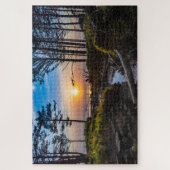 Oregon Coast Sunset on Cape Lookout Puzzle (Vertikal)