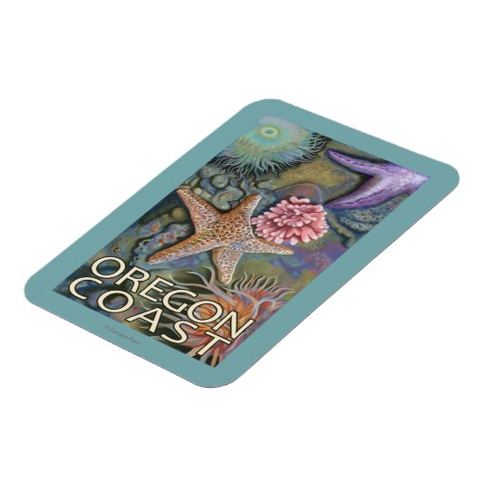 Oregon Coast Tidepool Magnet (Linke Seite)