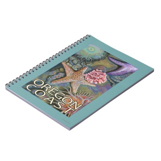 Oregon Coast Tidepool Notizblock (Linke Seite)
