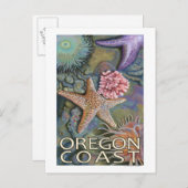 Oregon Coast Tidepool Postkarte (Vorne/Hinten)