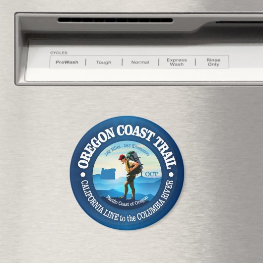 Oregon Coast Trail (C) Magnet (In Situ (Geschirrspüler))