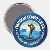 Oregon Coast Trail (C) Magnet (Vorderseite/Rückseite)