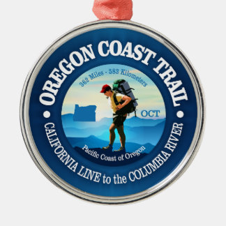 Oregon Coast Trail (C) Ornament Aus Metall